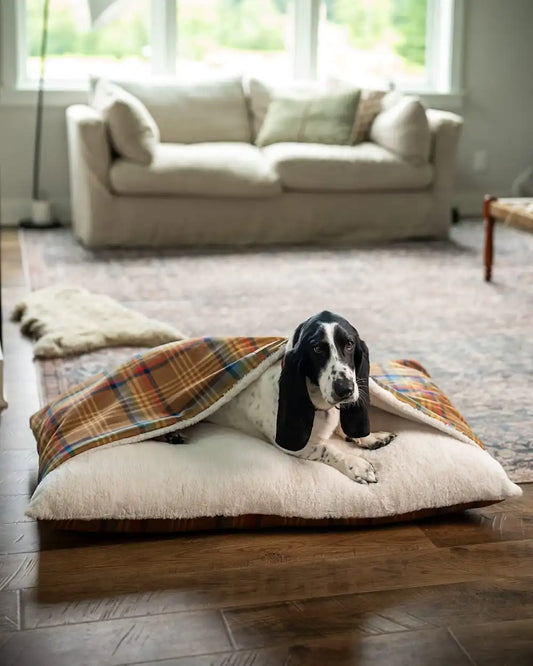 DESERT PLAID BURROW PET BED