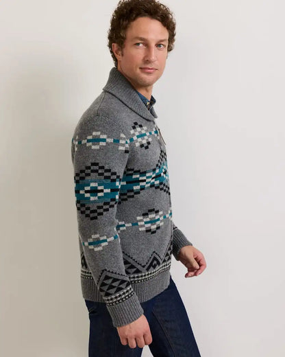 MEN'S LOST TRAIL LAMBSWOOL ZIP CARDIGAN