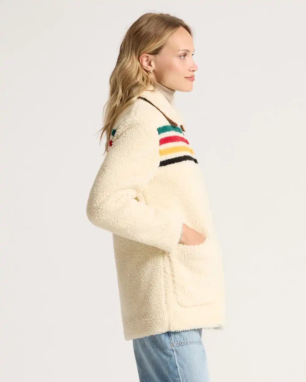 WOMEN'S GLACIER SUNSET SHERPA FLEECE JACKET