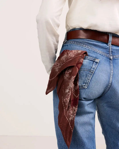 EMBROIDERED BANDANA