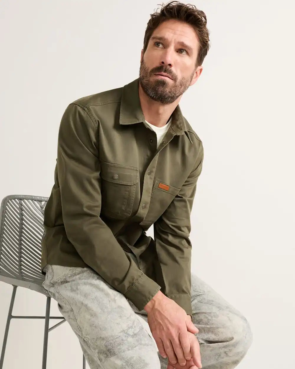 MEN'S TWILL WORK SHIRT