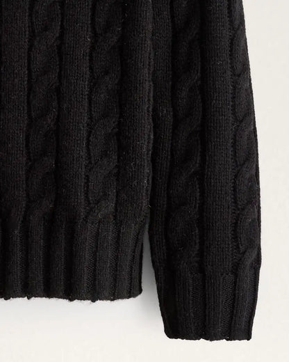 WOMEN'S SHETLAND COLLECTION FISHERMAN CARDIGAN