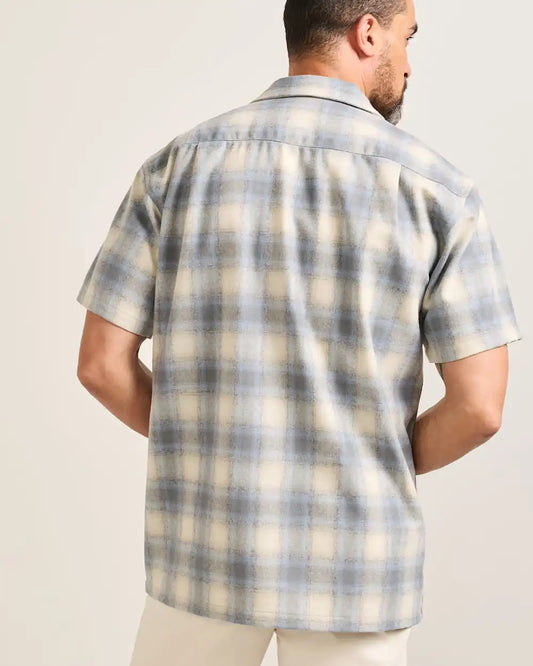 MEN'S SHORT-SLEEVE PLAID BOARD SHIRT