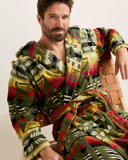 UNISEX PONDEROSA COTTON TERRY VELOUR BATHROBE