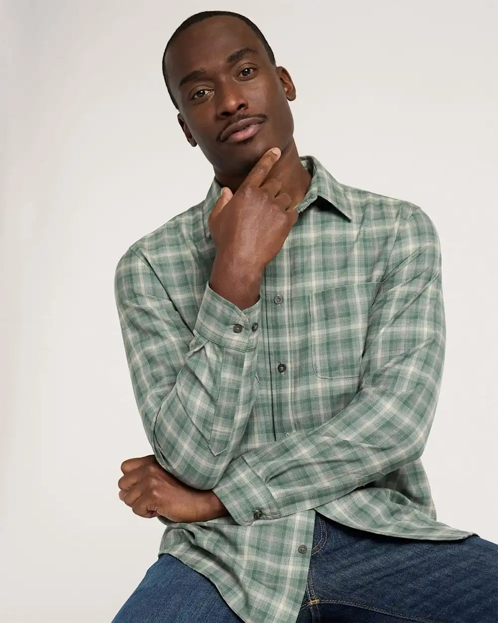 MEN'S MEN'S PLAID MERINO LODGE SHIRT