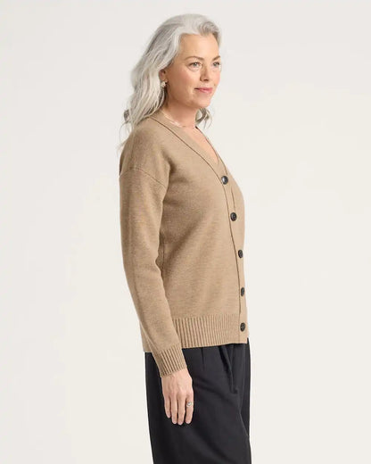 WOMEN'S RELAXED MERINO CARDIGAN