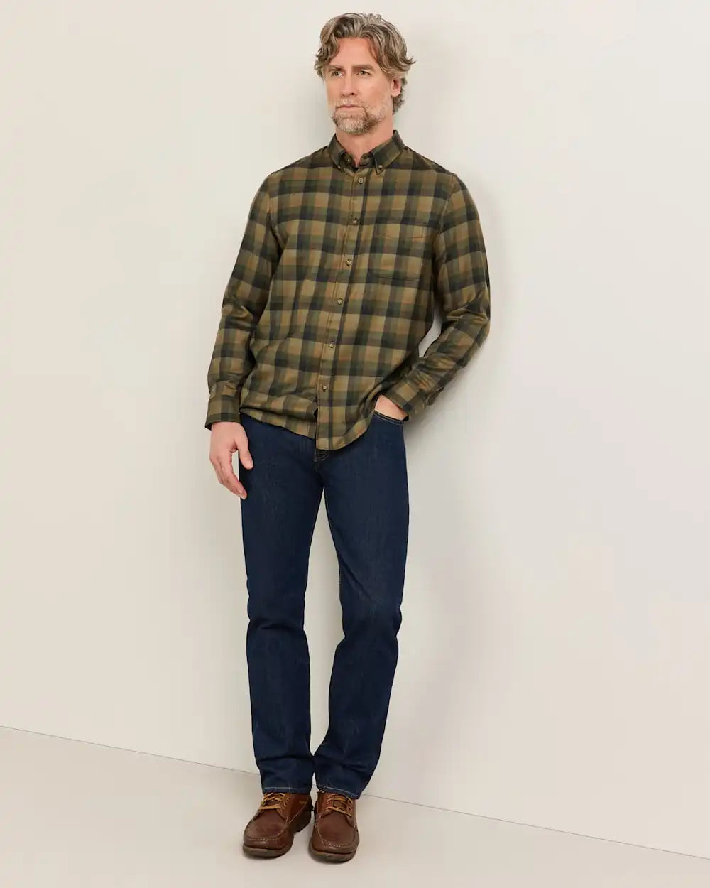 MEN'S PLAID MILL MERINO SHIRT