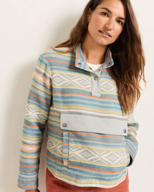 WOMEN'S DOUBLESOFT HALF-SNAP PULLOVER