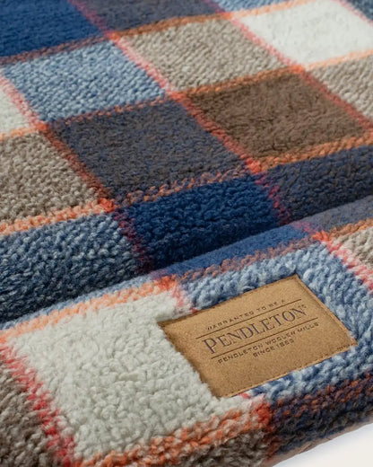 MOUNTAIN PLAID PET BED - COMFORT CUSHION