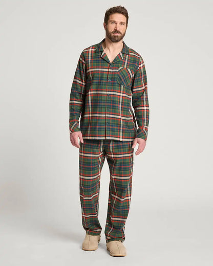 MEN'S PLAID FLANNEL PAJAMA SET
