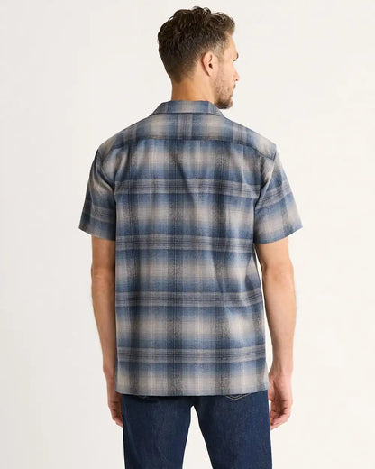 MEN'S SHORT-SLEEVE PLAID BOARD SHIRT