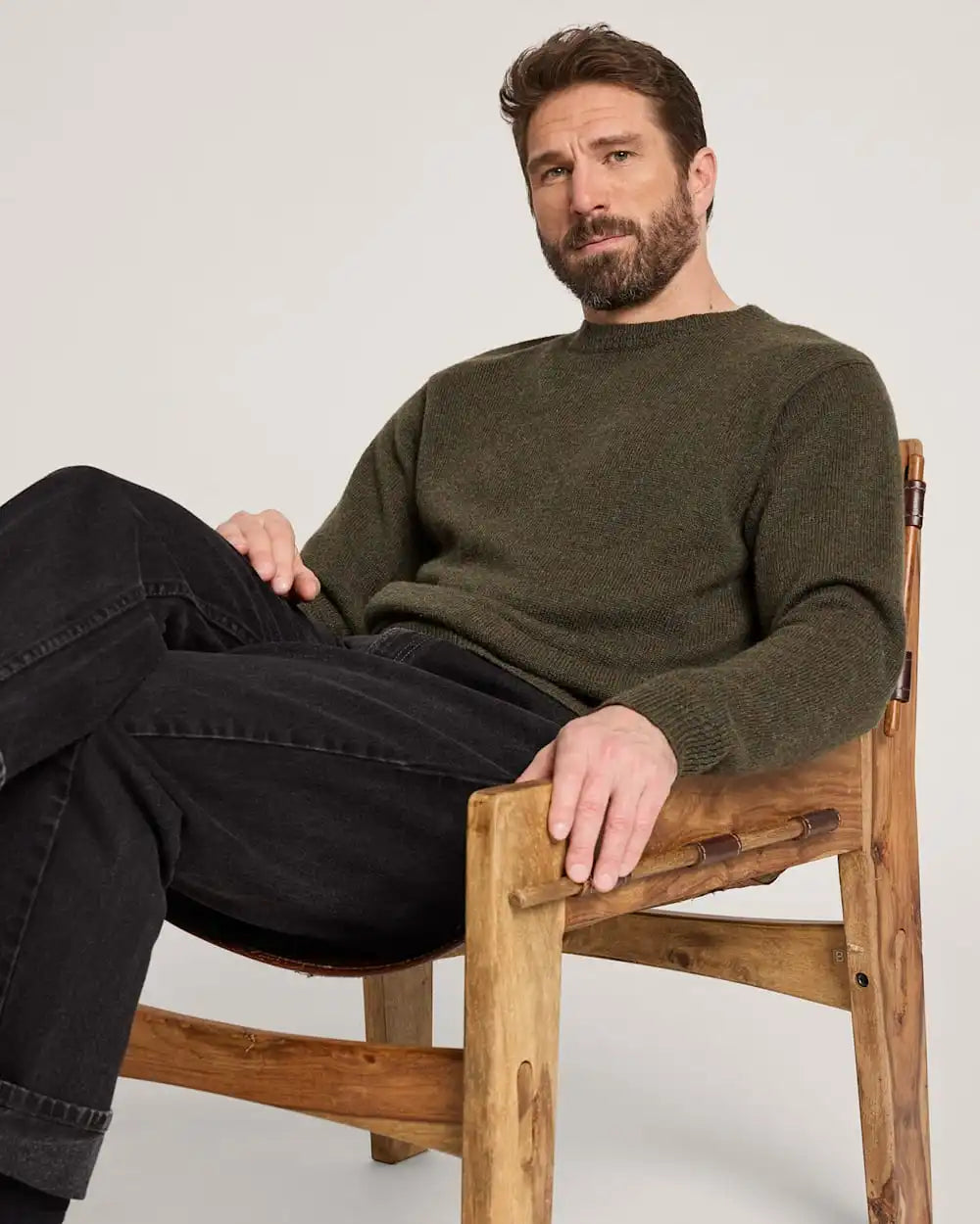 MEN'S SHETLAND COLLECTION SWEATER