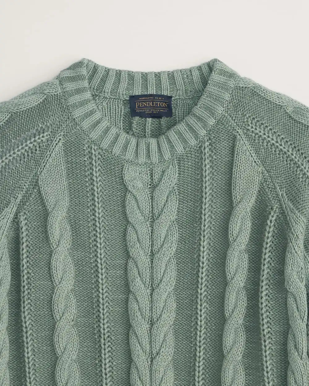 WOMEN'S COTTON CABLE SWEATER