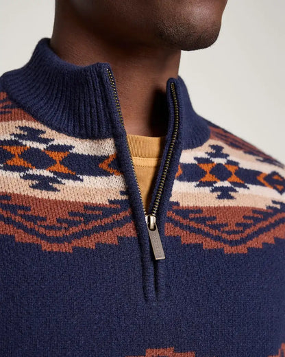 MEN'S TUMALO RIDGE LAMBSWOOL QUARTER-ZIP SWEATER