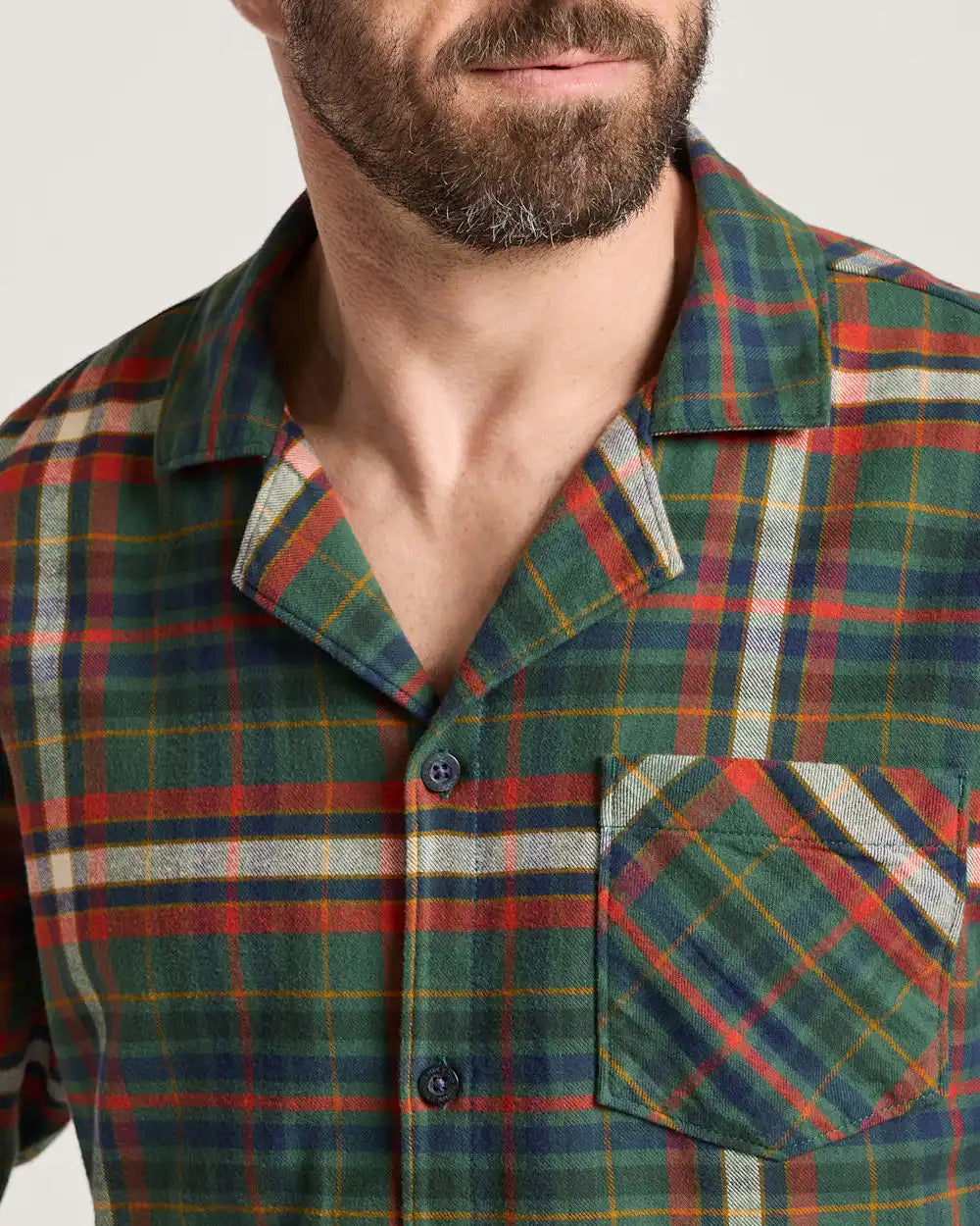 MEN'S PLAID FLANNEL PAJAMA SET