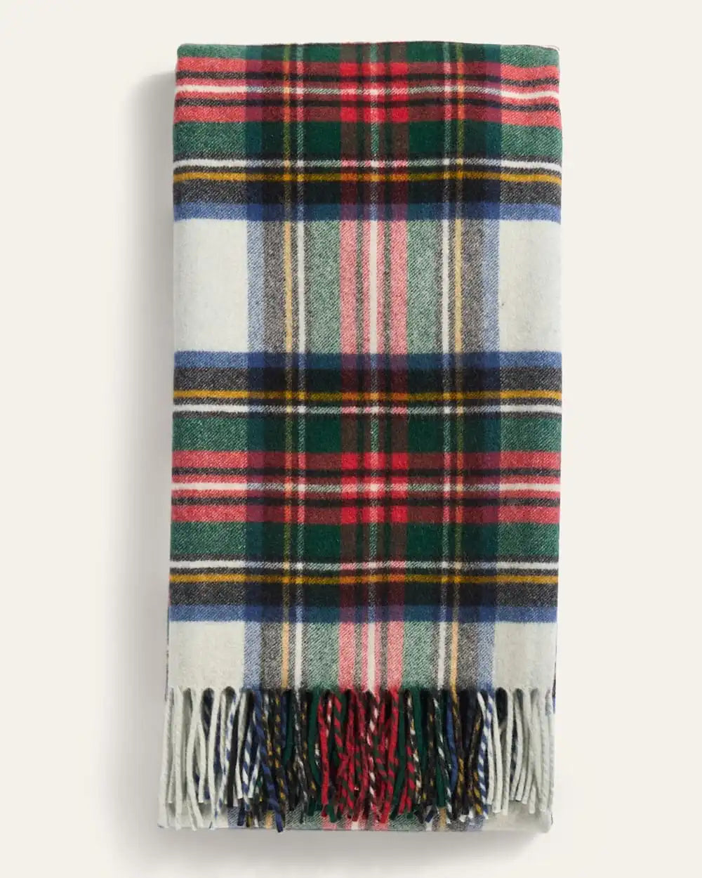 PLAID 5TH AVENUE MERINO THROW