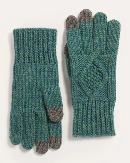 CABLE KNIT TEXTING GLOVES