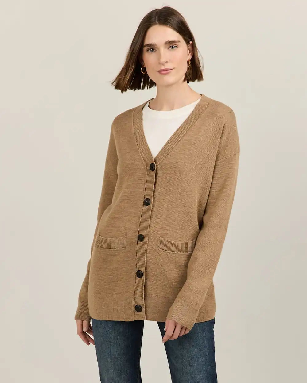 WOMEN'S RELAXED MERINO CARDIGAN