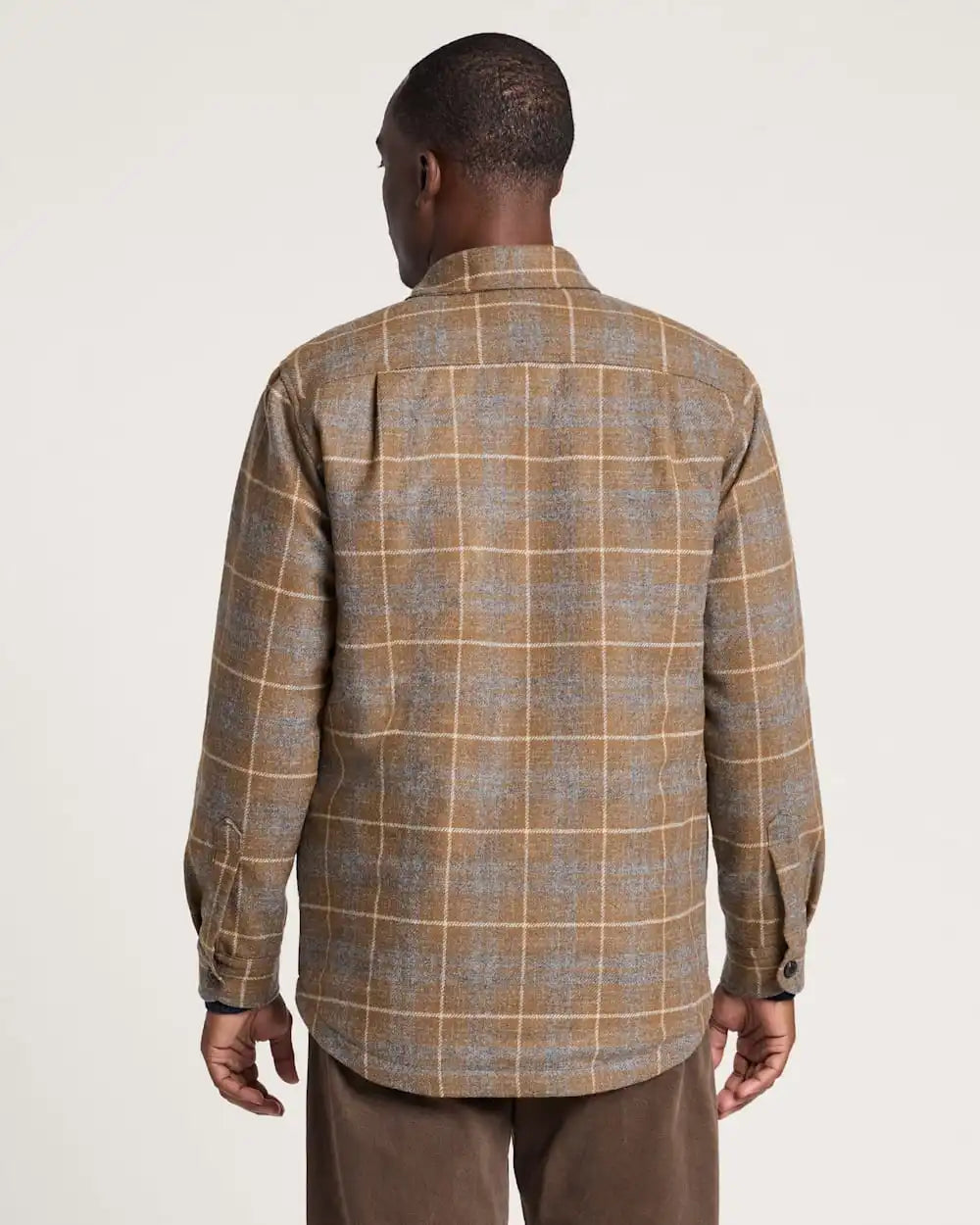 MEN'S PLAID QUILTED CPO JACKET