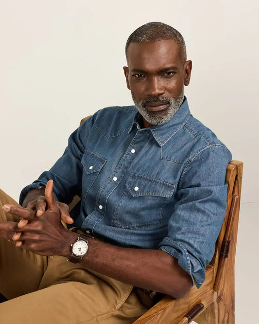 MEN'S GAMBLER DENIM SHIRT