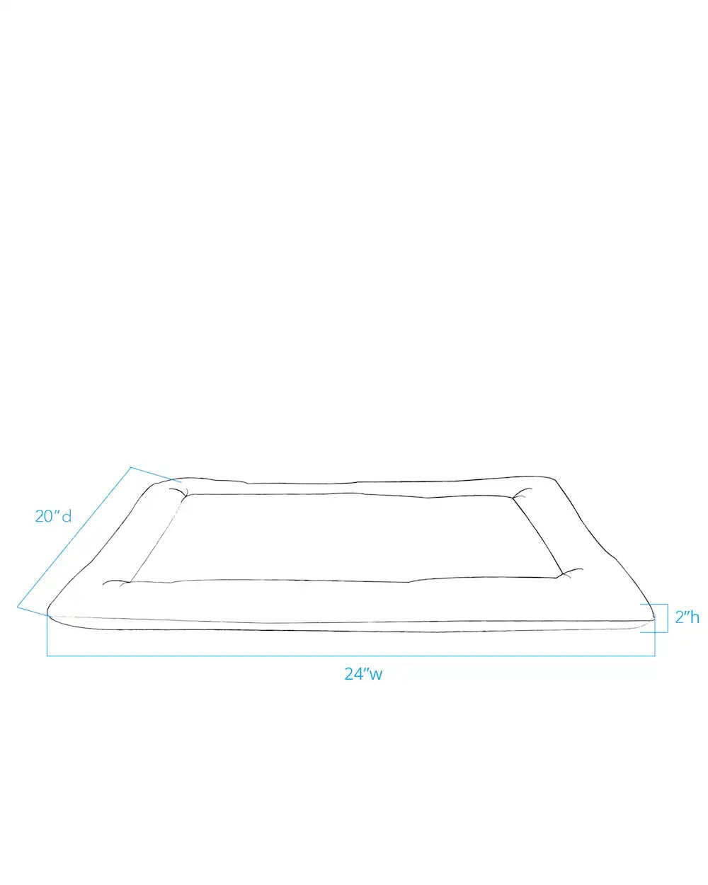 ACADIA NATIONAL PARK PET BED - COMFORT CUSHION